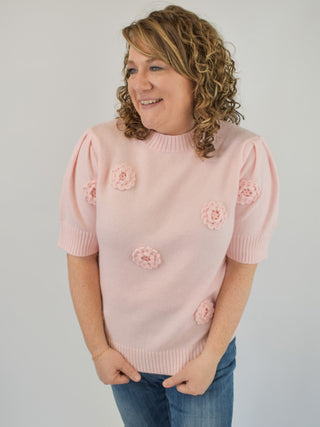 Pulling Heartstrings Sweater Top - The Southern Loft