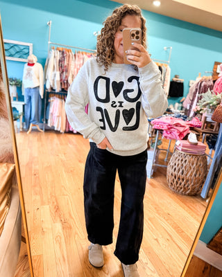 Risen Crop Barrel Cuffed Jeans - The Southern Loft