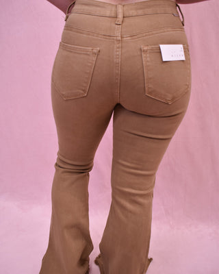 RISEN Flare Side - Slit Pants - The Southern Loft
