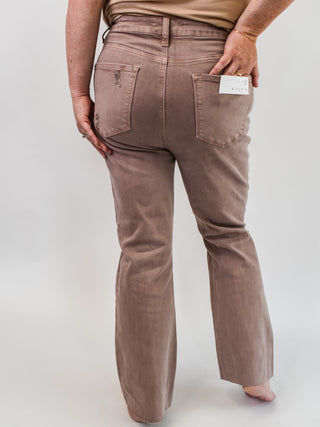Risen High Rise Crop Straight Jeans - The Southern Loft