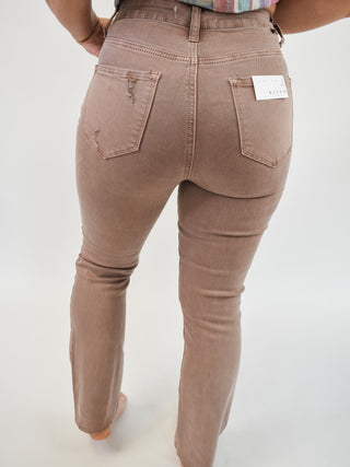 Risen High Rise Crop Straight Jeans - The Southern Loft