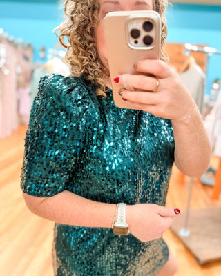 Ritzy Bliss Shimmer Dress - The Southern Loft