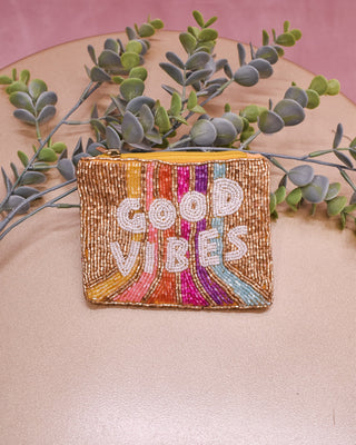 Seed Beaded Canvas Bag - The Southern Loft