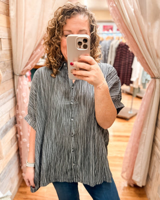 Shimmer Shift High - Low Top - The Southern Loft
