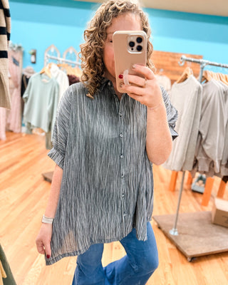 Shimmer Shift High - Low Top - The Southern Loft