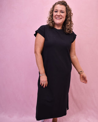 Simple Choice Short Sleeve Midi Dress - The Southern Loft