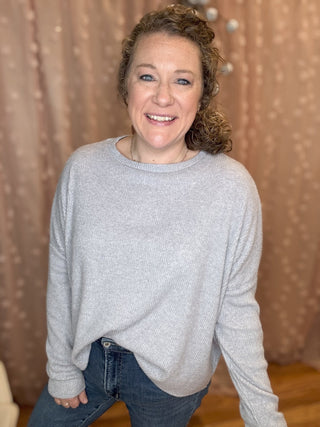 Somewhere In Time Ribbed Top - The Southern Loft