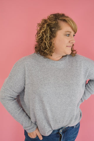 Somewhere In Time Ribbed Top - The Southern Loft