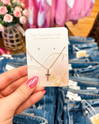 Standing on the Cross Necklace - The Southern Loft