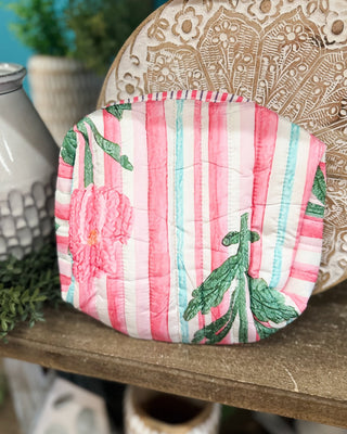 Sunshine Quilted Cosmetic Pouch - The Southern Loft