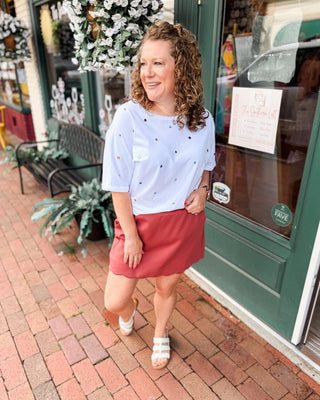 Sweet Edge Scalloped Mini Skirt - The Southern Loft