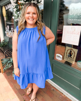 Sweet & Simple Sleeveless Drop Waist Mini Dress - The Southern Loft