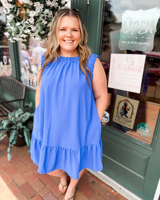Sweet & Simple Sleeveless Drop Waist Mini Dress - The Southern Loft