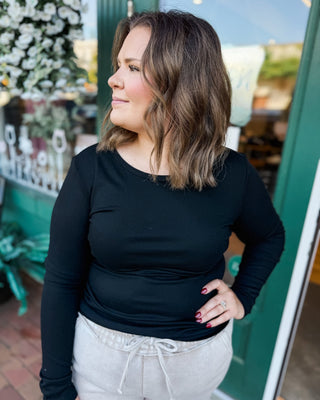 Take The Time Slim Rib Knit Top - The Southern Loft