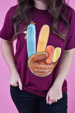 Thankful Turkey Graphic Tee - The Southern Loft