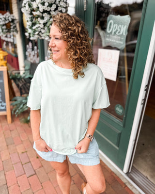 The Essential Raw Edge Basic Tee - The Southern Loft