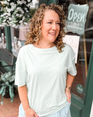 The Essential Raw Edge Basic Tee - The Southern Loft