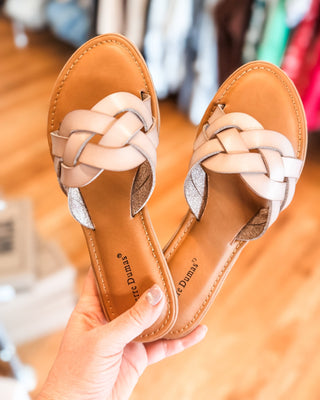 The Margot Woven Slide Sandal - The Southern Loft