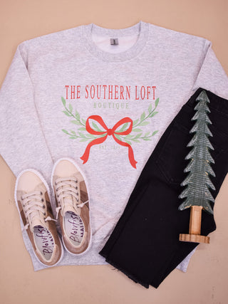 The Southern Loft Christmas Bow Pullover - The Southern Loft
