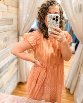 The Spring Fling Textured Mini Dress - The Southern Loft