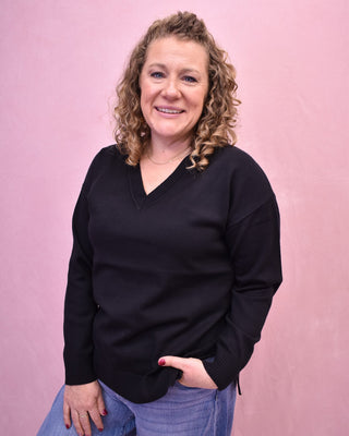 Uptown Ease Jersey Stitch Sweater - The Southern Loft