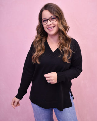Uptown Ease Jersey Stitch Sweater - The Southern Loft