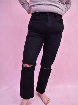 Vervet Crop Slim Straight Jeans - The Southern Loft