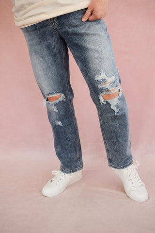 Vervet Vintage Crop Straight Jeans - The Southern Loft