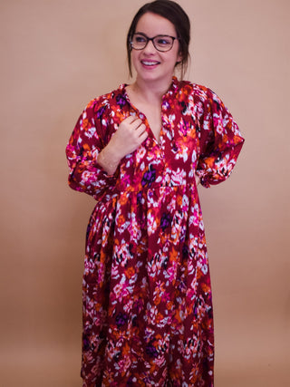 What It Seems Like Satin Midi Dress - The Southern Loft