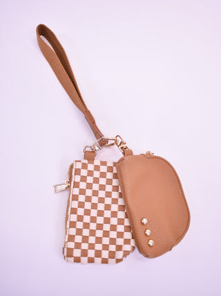 Wonderlust Woven Dual Pouch Wristlet - The Southern Loft