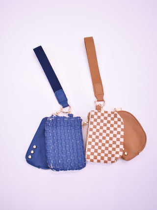 Wonderlust Woven Dual Pouch Wristlet - The Southern Loft
