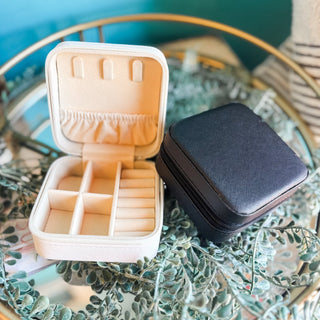 Zip Around Square Jewelry Box - The Southern Loft