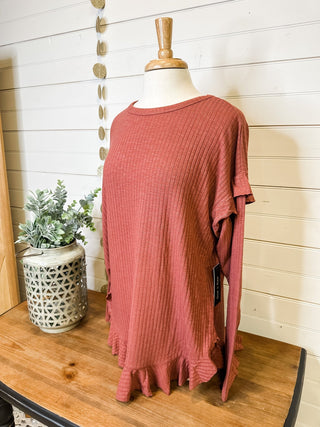 Do What You Can Ruffle Top - The Southern Loft