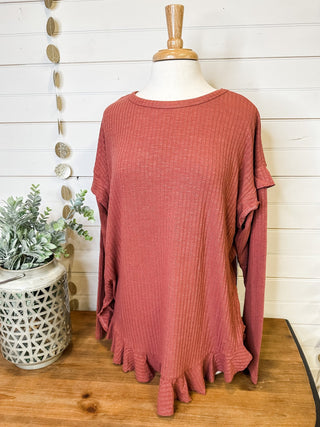 Do What You Can Ruffle Top - The Southern Loft