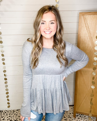 Open Your Mind Ribbed Top - The Southern Loft