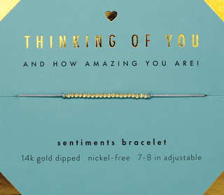 Sentiments Bracelet - The Southern Loft