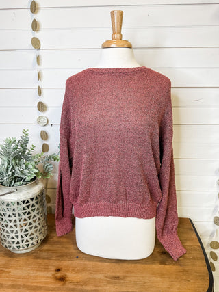 Sweet Confession Shimmer Sweater - The Southern Loft