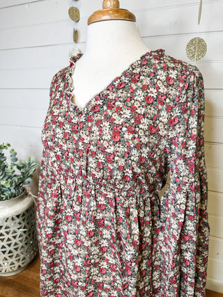 Time After Time Floral Top - The Southern Loft