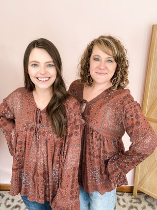 Trusting In You Boho Top - The Southern Loft
