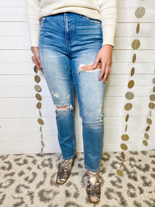 Wavy Super High Straight KanCan jeans