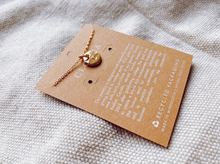Written In Gold Initial Charm Necklace - The Southern Loft